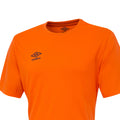 Shocking Orange - Side - Umbro Childrens-Kids Club Jersey