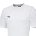 White - Side - Umbro Childrens-Kids Club Jersey