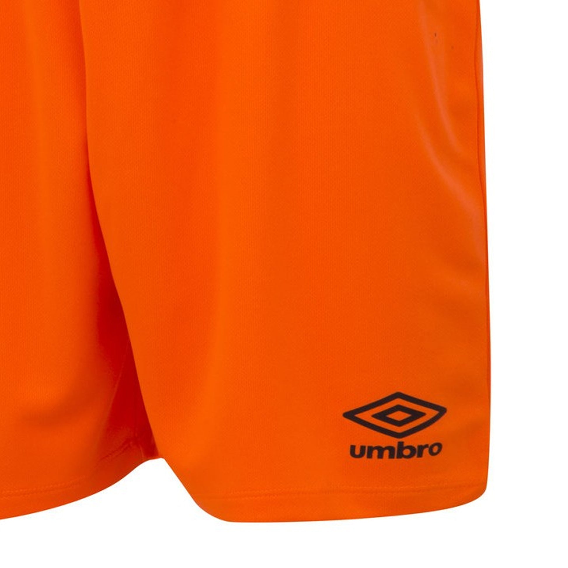 Shocking Orange - Side - Umbro Mens Club II Shorts