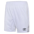 White - Front - Umbro Mens Vier Shorts