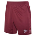 New Claret - Front - Umbro Mens Vier Shorts