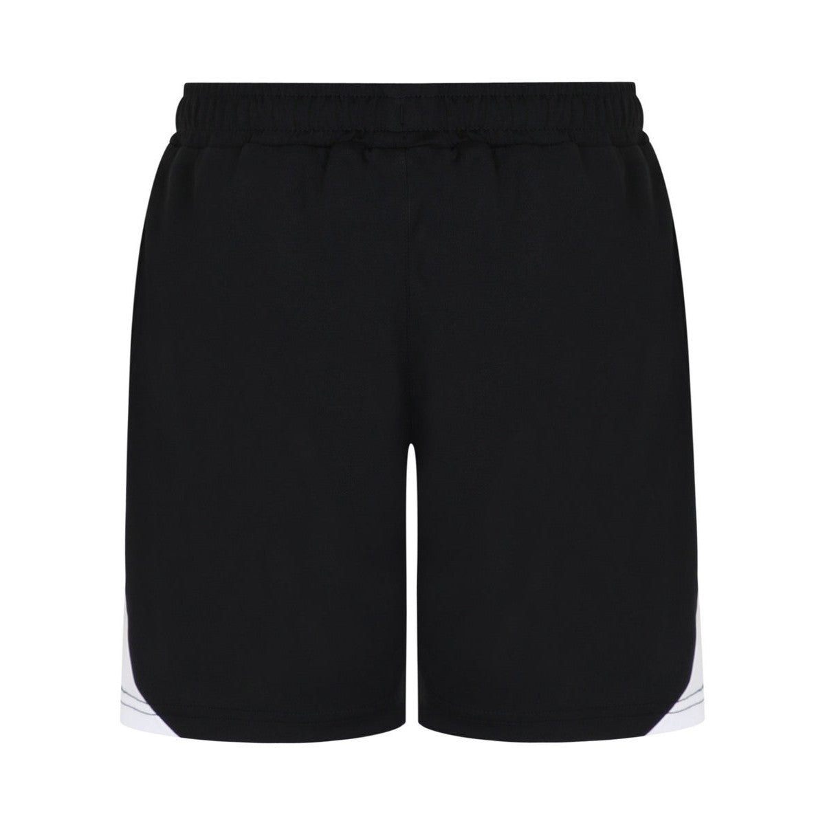 Black-White - Back - Umbro Childrens-Kids Total Training Shorts