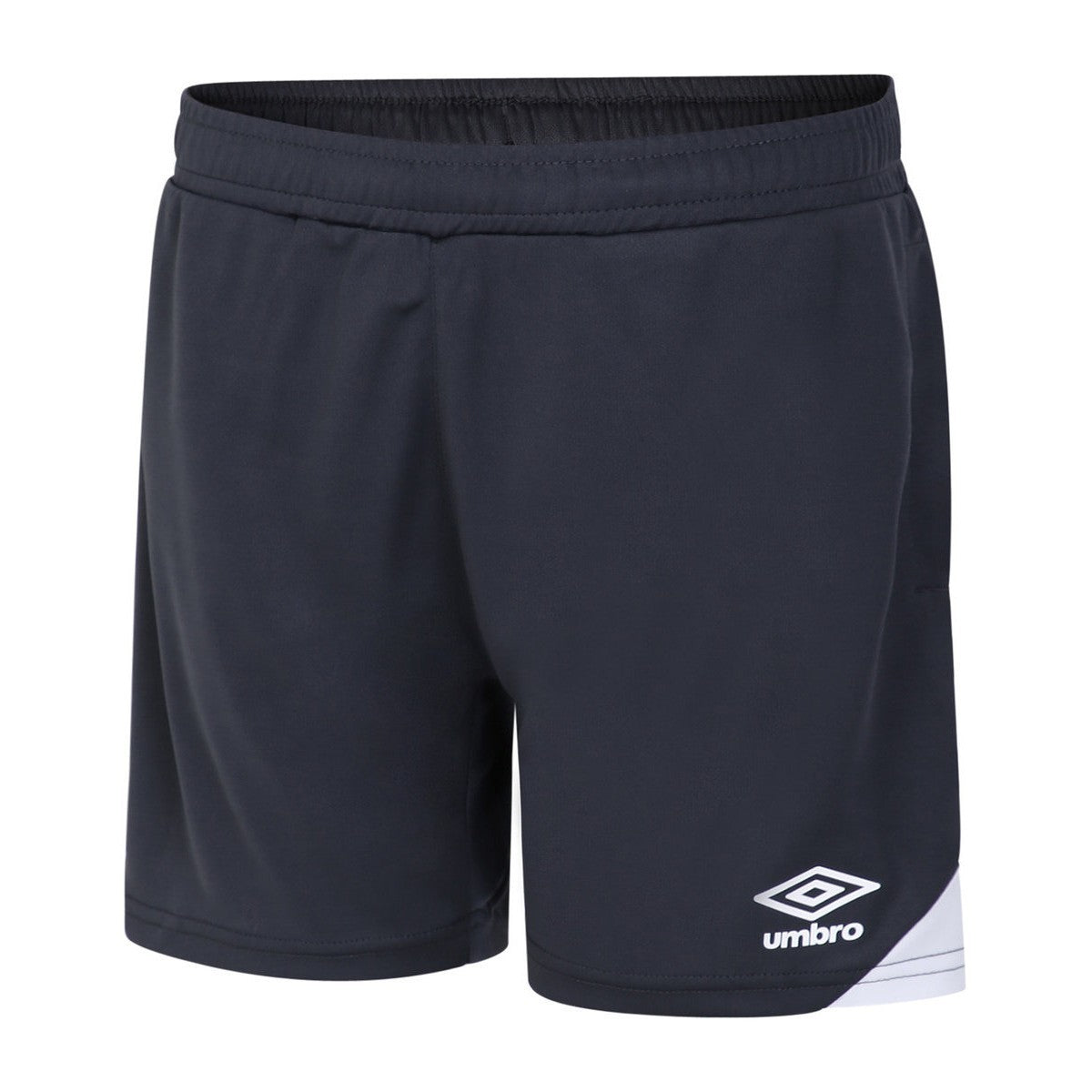 Carbon-White - Front - Umbro Childrens-Kids Total Training Shorts