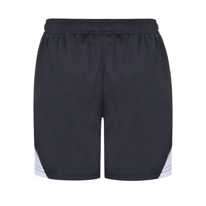 Carbon-White - Back - Umbro Childrens-Kids Total Training Shorts