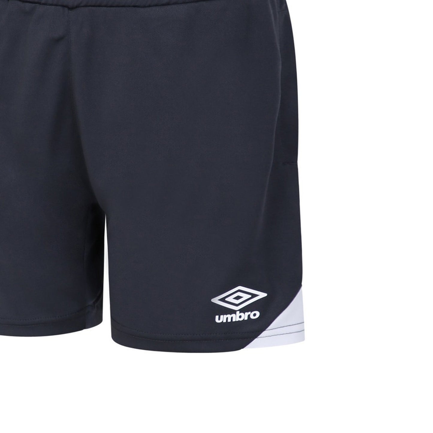Carbon-White - Side - Umbro Childrens-Kids Total Training Shorts