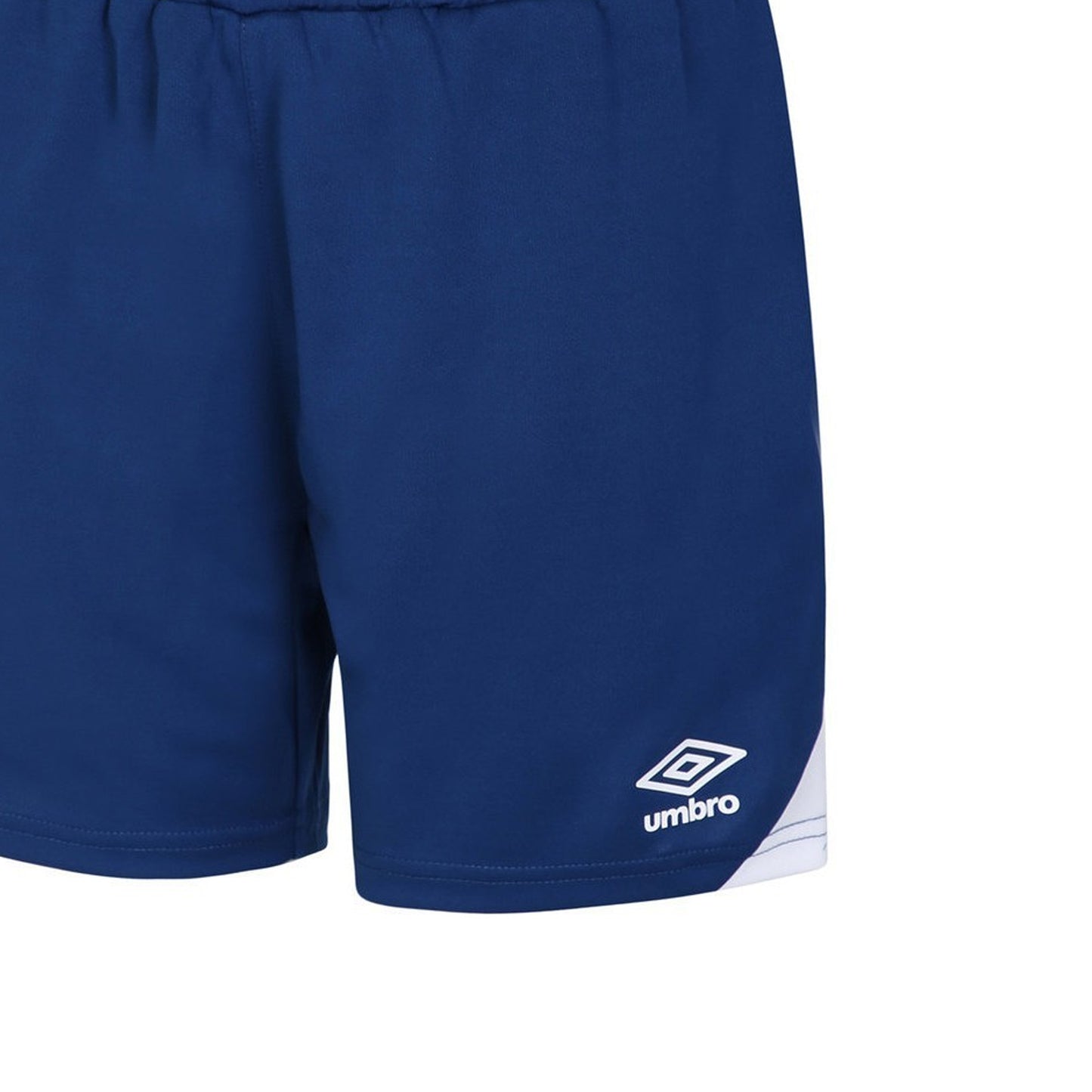 Navy-White - Side - Umbro Childrens-Kids Total Training Shorts