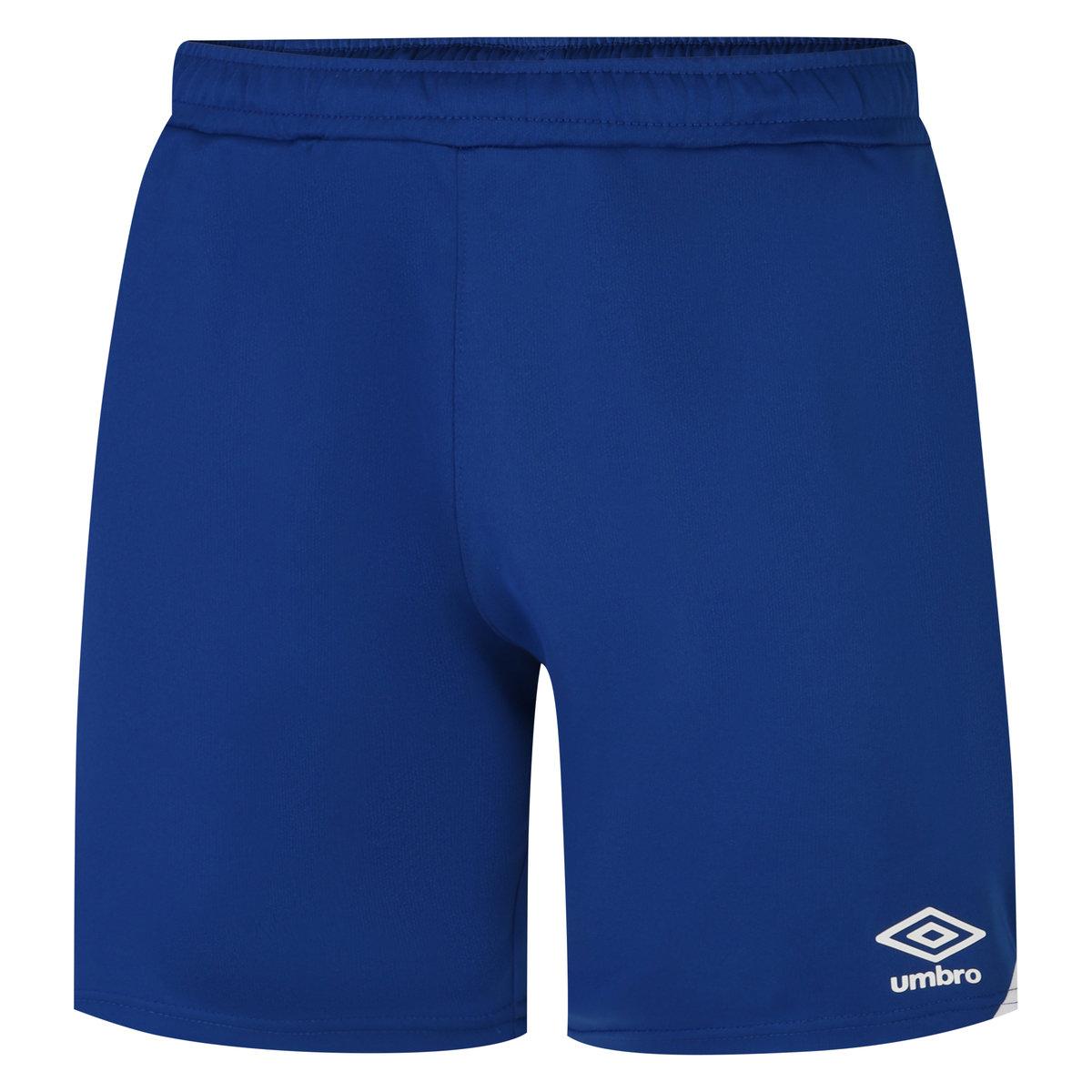 Royal Blue-White - Front - Umbro Childrens-Kids Total Training Shorts