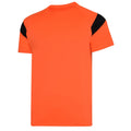Shocking Orange-Black - Back - Umbro Childrens-Kids Training Jersey