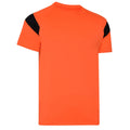 Shocking Orange-Black - Side - Umbro Childrens-Kids Training Jersey