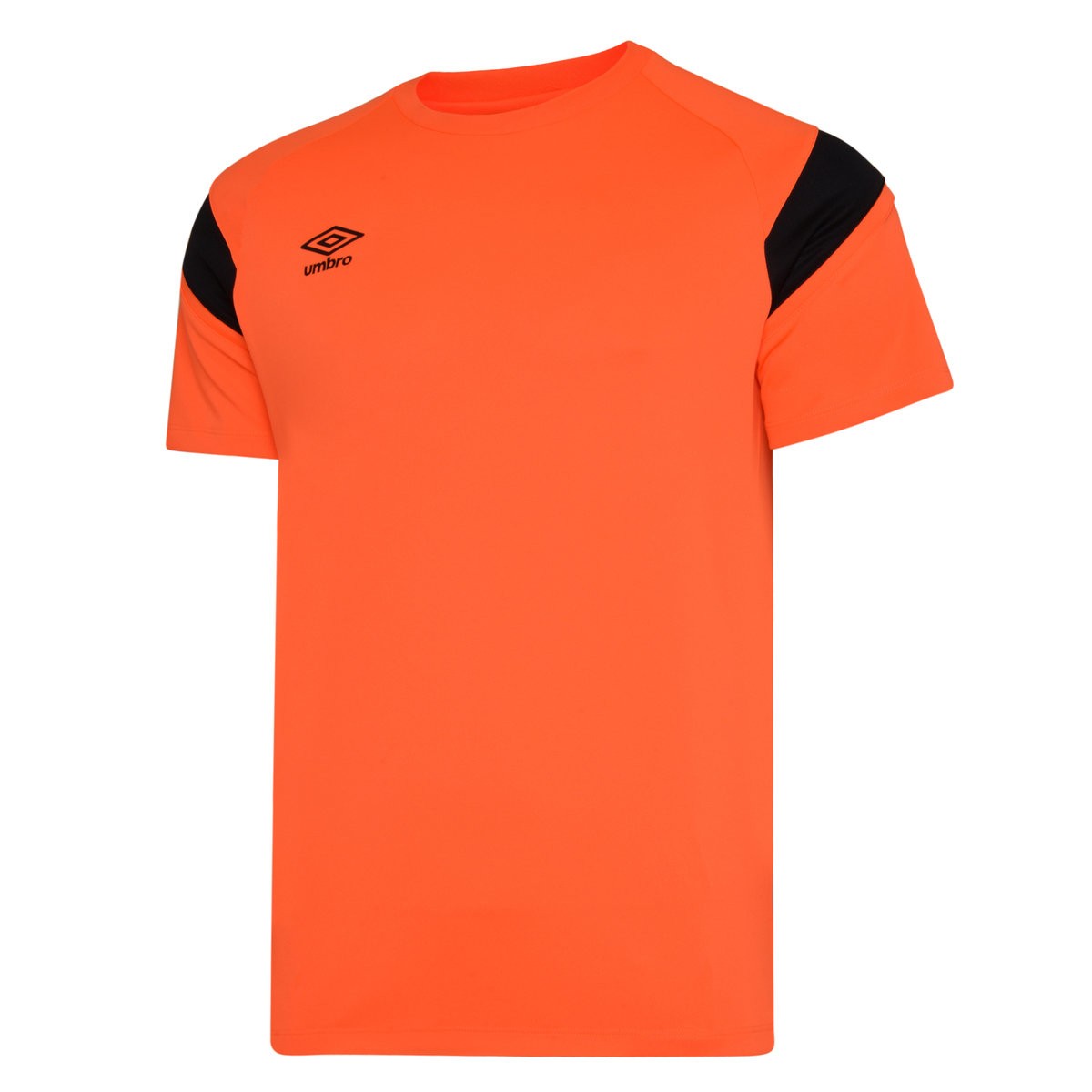 Shocking Orange-Black - Front - Umbro Childrens-Kids Training Jersey