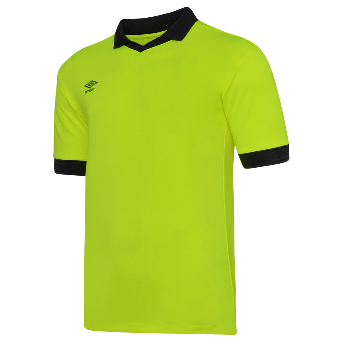 Safety Yellow-Carbon - Side - Umbro Mens Tempest Jersey