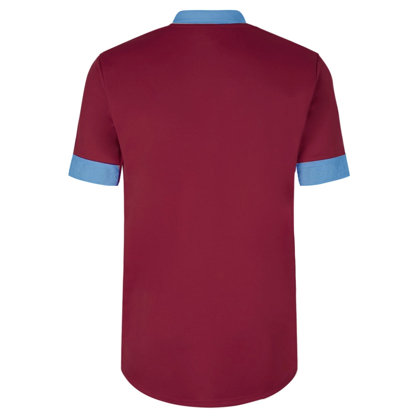 New Claret-Sky Blue - Back - Umbro Mens Tempest Jersey