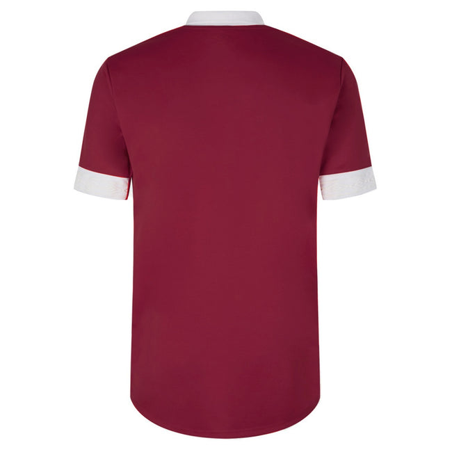 New Claret-White - Back - Umbro Mens Tempest Jersey