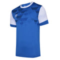 Royal Blue-White - Front - Umbro Childrens-Kids Vier Jersey