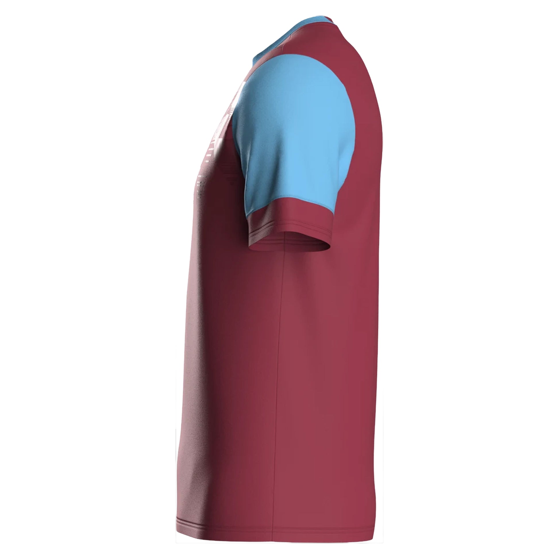 New Claret-Sky Blue - Lifestyle - Umbro Childrens-Kids Vier Jersey