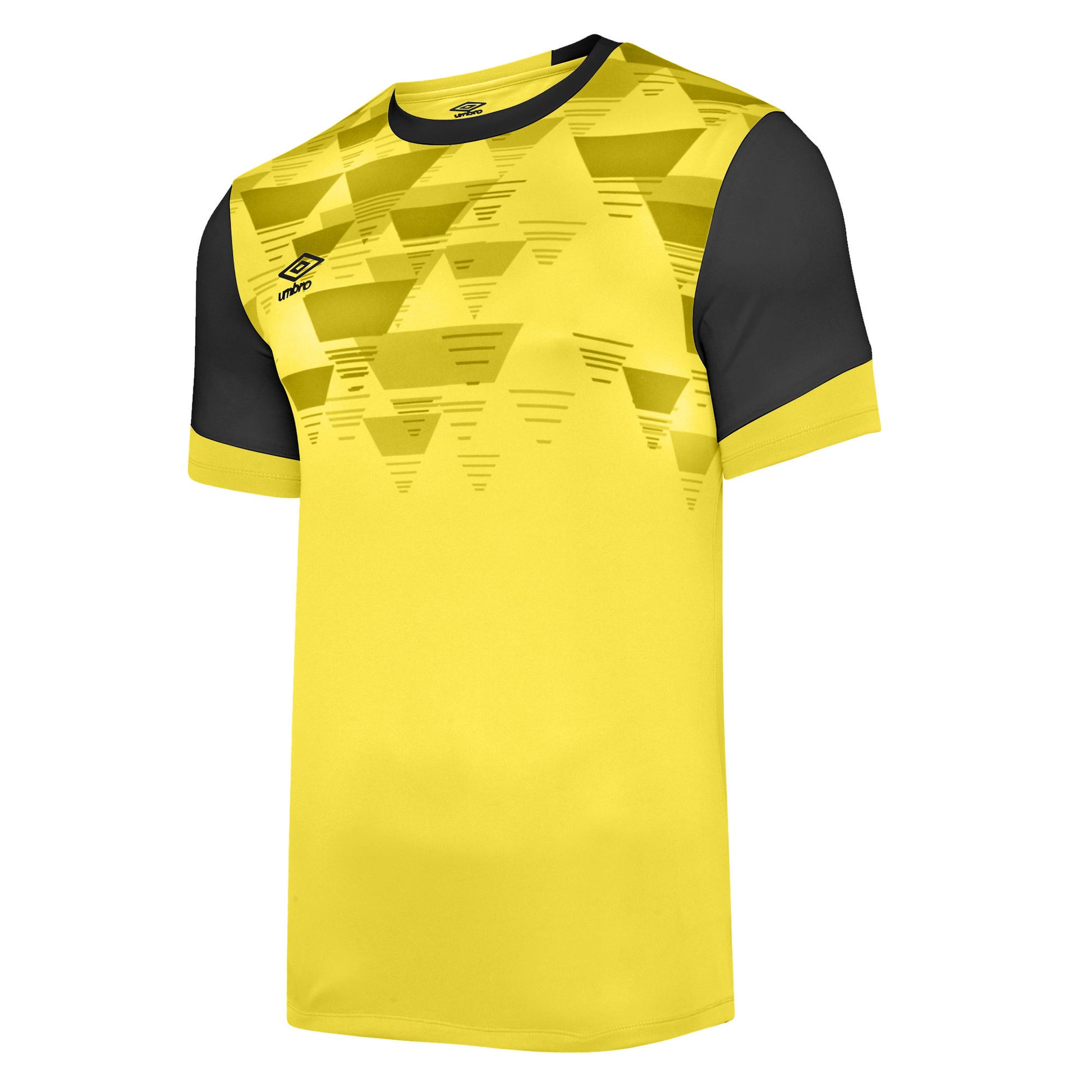 Blazing Yellow-Carbon - Back - Umbro Childrens-Kids Vier Jersey