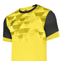 Blazing Yellow-Carbon - Side - Umbro Childrens-Kids Vier Jersey