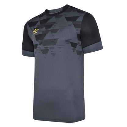 Carbon-Black - Front - Umbro Childrens-Kids Vier Jersey