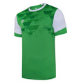 Emerald-White - Front - Umbro Childrens-Kids Vier Jersey