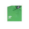 Emerald-White - Side - Umbro Womens-Ladies Club Essential Polo Shirt