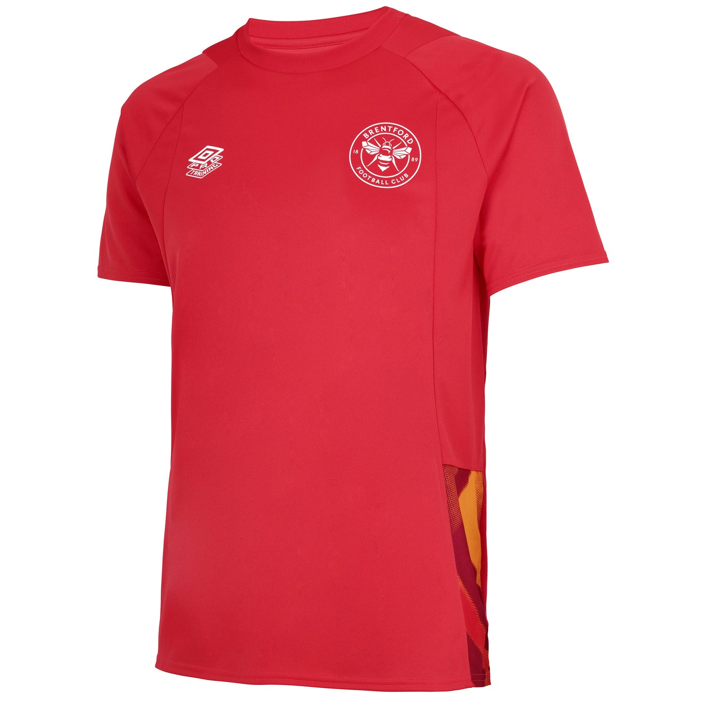 Bittersweet-Jester Red - Front - Brentford FC Mens 22-23 Umbro Training Jersey