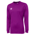 Purple Cactus - Front - Umbro Childrens-Kids Club Long-Sleeved Jersey