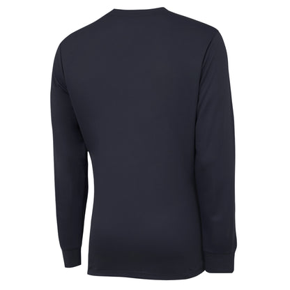 Carbon-White - Back - Umbro Childrens-Kids Club Long-Sleeved Jersey