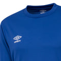 Royal Blue - Side - Umbro Childrens-Kids Club Long-Sleeved Jersey