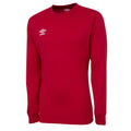 Vermillion - Front - Umbro Childrens-Kids Club Long-Sleeved Jersey