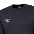 Carbon-White - Side - Umbro Childrens-Kids Club Long-Sleeved Jersey
