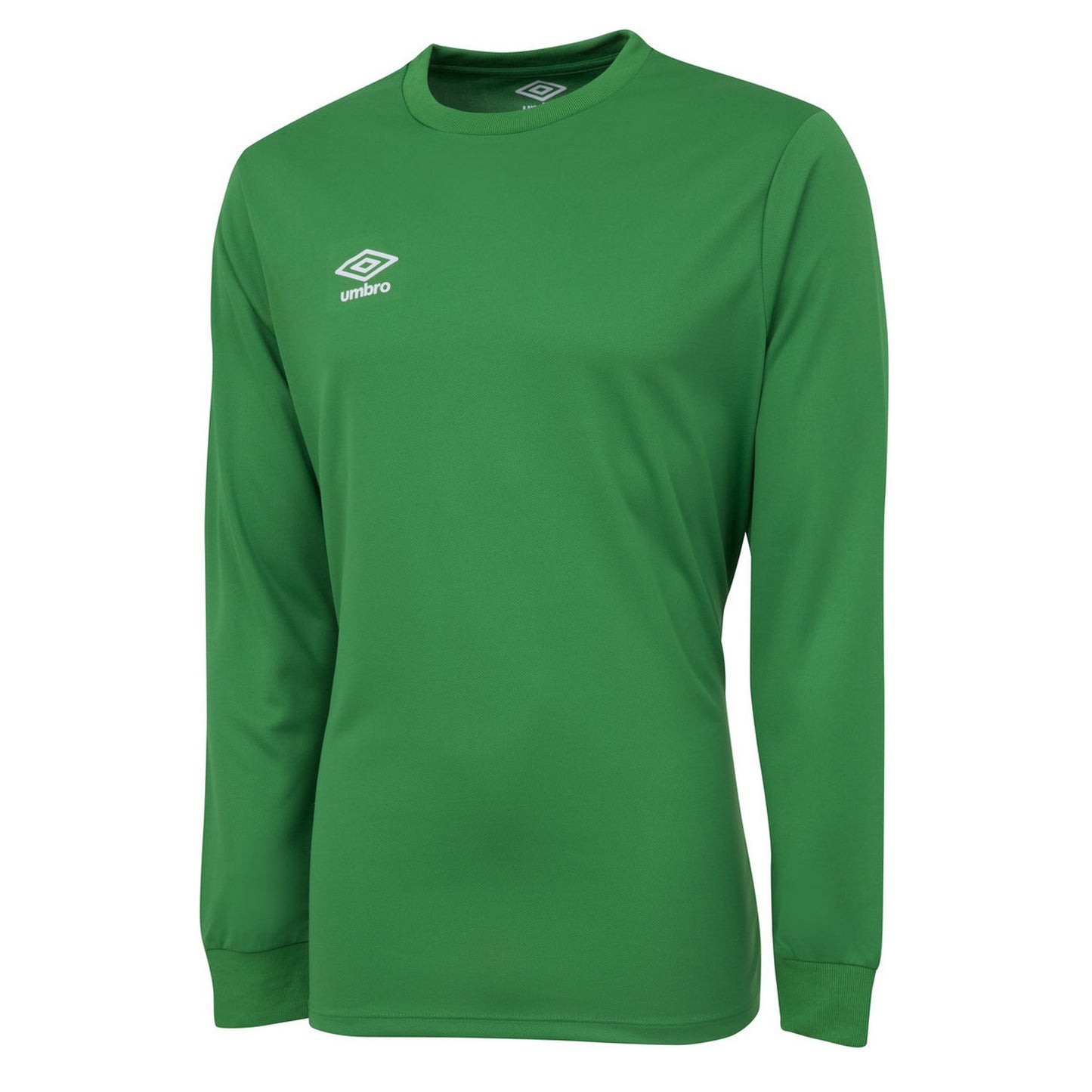 Emerald - Front - Umbro Childrens-Kids Club Long-Sleeved Jersey