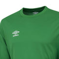 Emerald - Side - Umbro Childrens-Kids Club Long-Sleeved Jersey