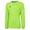 Green Gecko - Front - Umbro Childrens-Kids Club Long-Sleeved Jersey