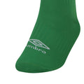 Emerald-White - Side - Umbro Childrens-Kids Primo Football Socks