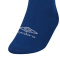 Royal Blue-White - Side - Umbro Childrens-Kids Primo Football Socks