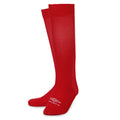 Vermillion-White - Back - Umbro Childrens-Kids Primo Football Socks