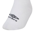 White-Black - Side - Umbro Childrens-Kids Primo Football Socks