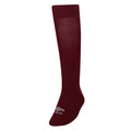 Claret Red-White - Front - Umbro Childrens-Kids Primo Football Socks