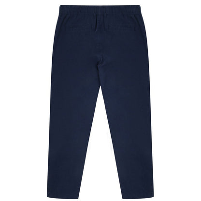 Dark Navy - Back - Umbro Mens Cotton Drill Jogging Bottoms