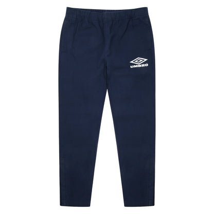 Dark Navy - Front - Umbro Mens Cotton Drill Jogging Bottoms