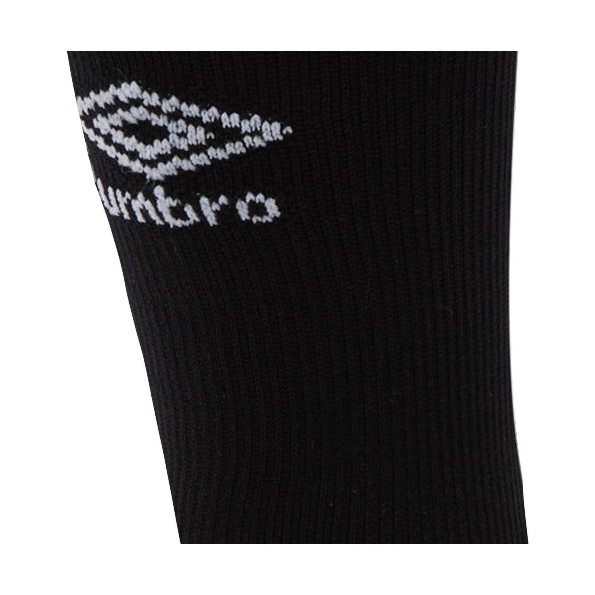 Black - Back - Umbro Mens Pro Tech Logo Socks