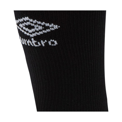 Black - Back - Umbro Mens Pro Tech Logo Socks
