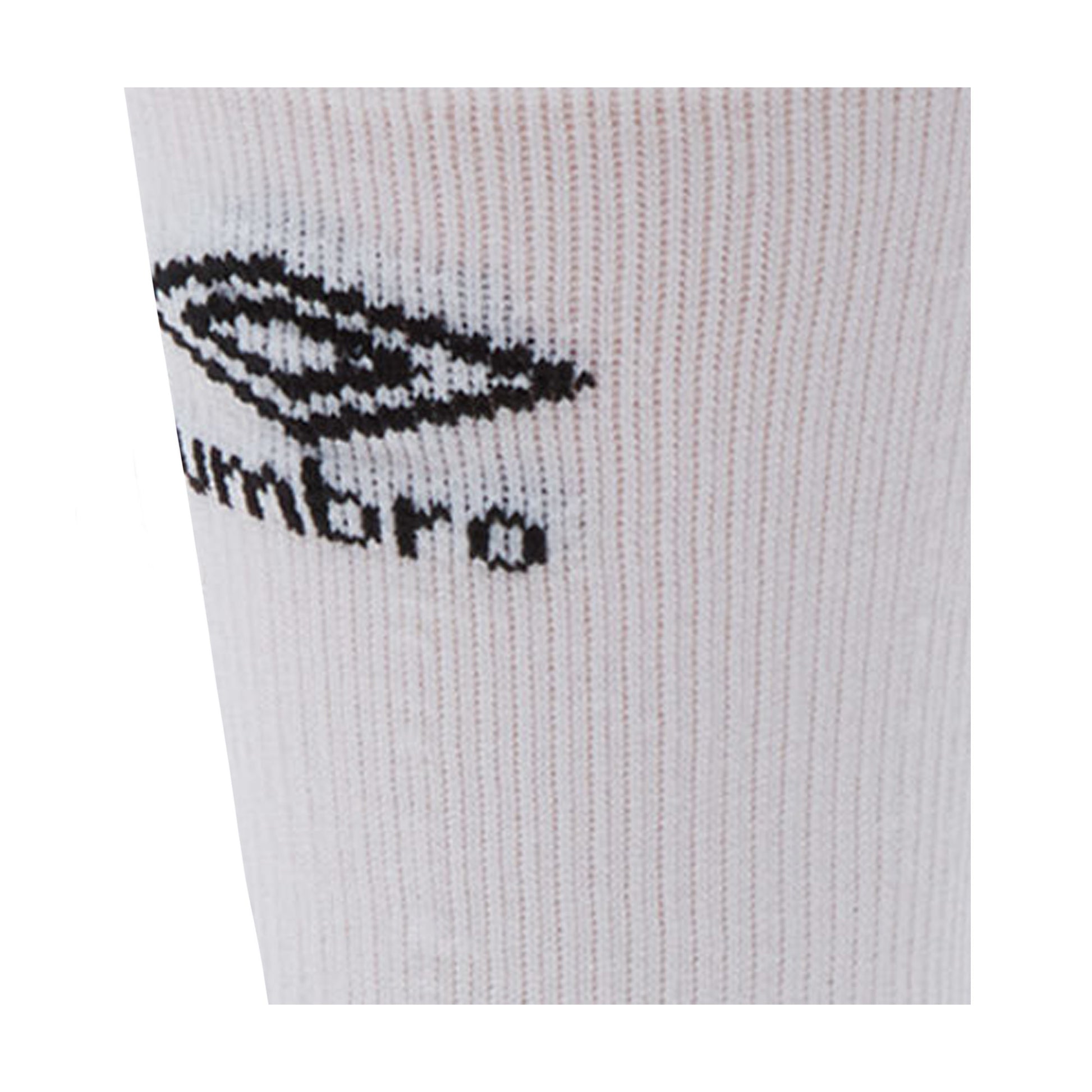 White - Back - Umbro Mens Pro Tech Logo Socks