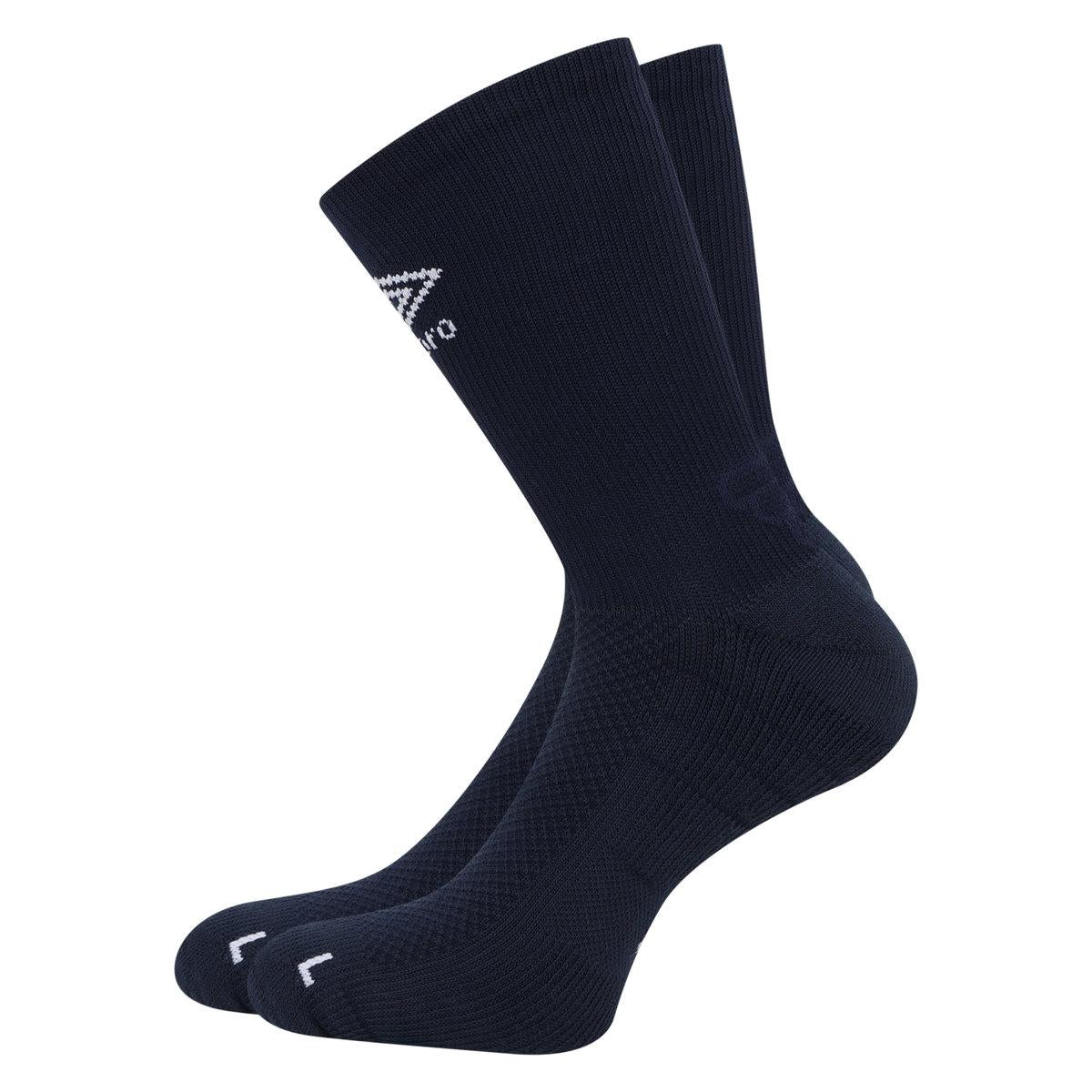 Dark Navy - Front - Umbro Mens Pro Tech Logo Socks