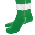 Emerald-White - Side - Umbro Childrens-Kids Hooped Leg Sleeves