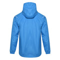 Ibiza Blue-Brilliant White - Back - Umbro Childrens-Kids Hooded Waterproof Jacket