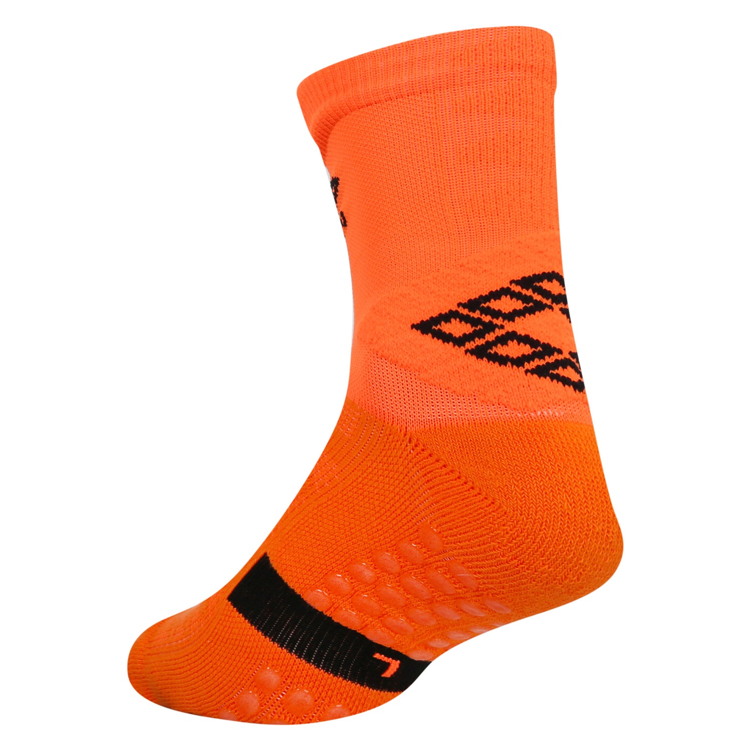Shocking Orange - Back - Umbro Mens Pro Protex Gripped Socks