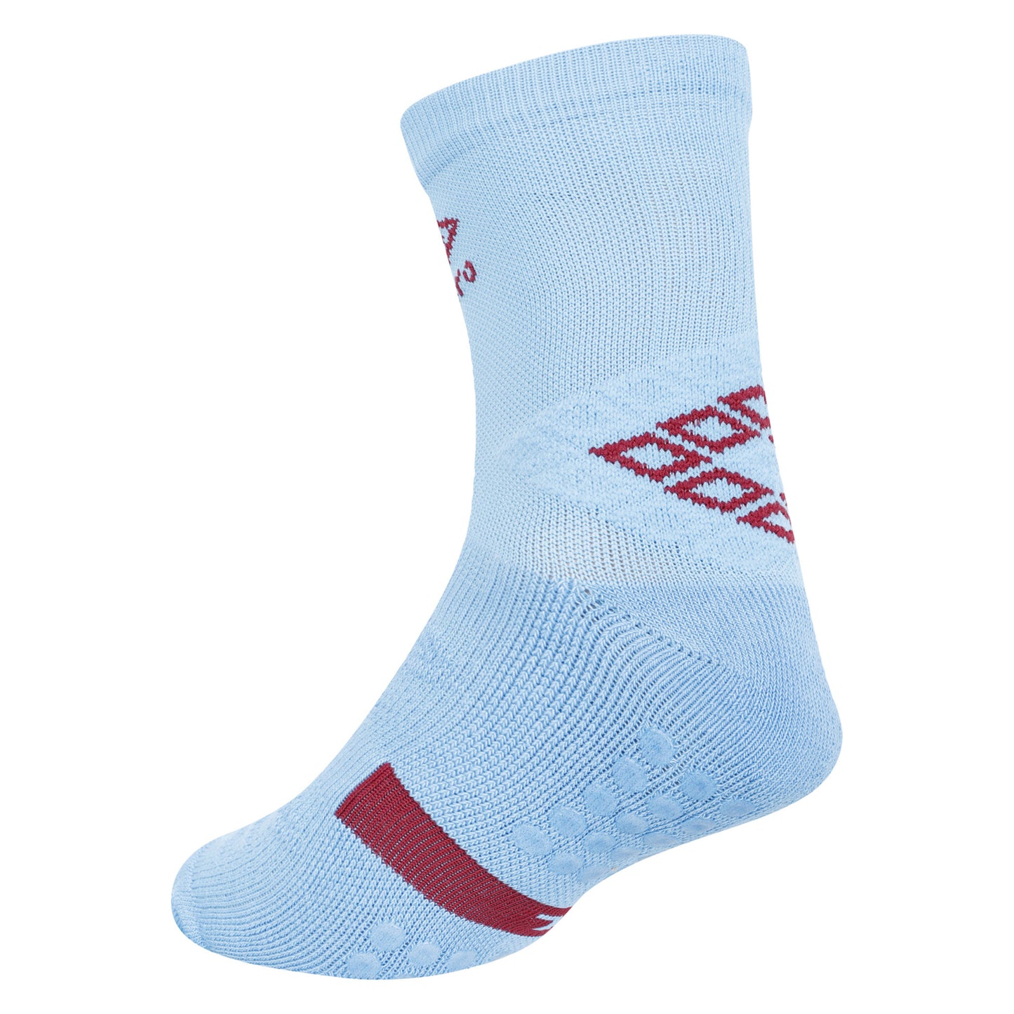 Sky-New Claret - Back - Umbro Mens Pro Protex Gripped Socks