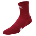 New Claret - Front - Umbro Mens Pro Protex Gripped Socks