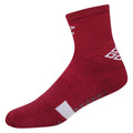 New Claret - Front - Umbro Mens Pro Protex Gripped Socks